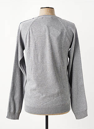 Pulover guler rotund mâneci lungi gri JACK & JONES bărbat
