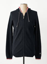Jachete casual glugă negru LE TEMPS DES CERISES homme