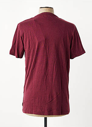 Tricou croială cambrată mâneci scurte roșu JACK & JONES bărbat