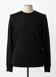Pulover guler rotund mâneci lungi negru JACK & JONES bărbat