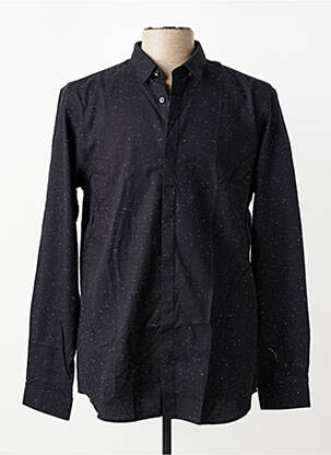 Cămașă cu mâneci lungi imprimeu fantezie negru JACK & JONES bărbat