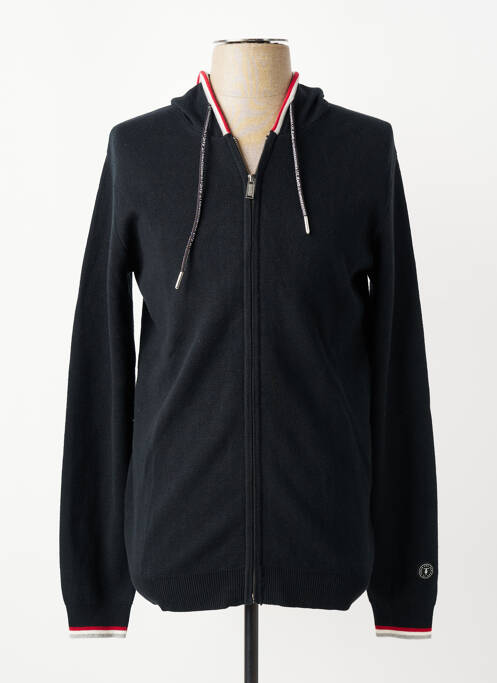 Jachete casual glugă negru LE TEMPS DES CERISES homme
