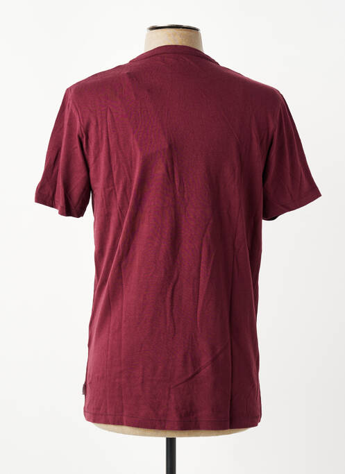 Tricou croială cambrată mâneci scurte roșu JACK & JONES homme
