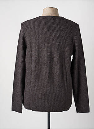 Pulover guler rotund mâneci lungi gri JACK & JONES bărbat