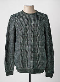 Pulover guler rotund mâneci lungi verde GARCIA homme