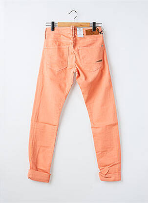 Pantalon drept buzunare portocalie LE TEMPS DES CERISES bărbat