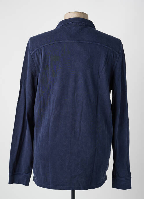 Polo mâneci lungi mâneci lungi albastru GARCIA homme
