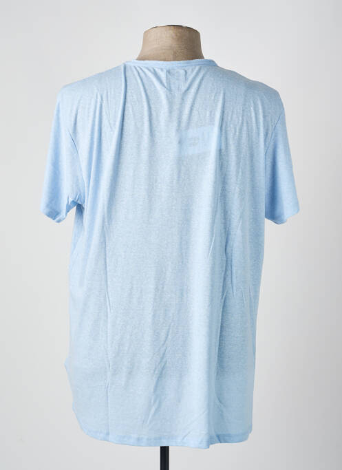Tricou croială dreaptă mâneci scurte albastru GARCIA homme