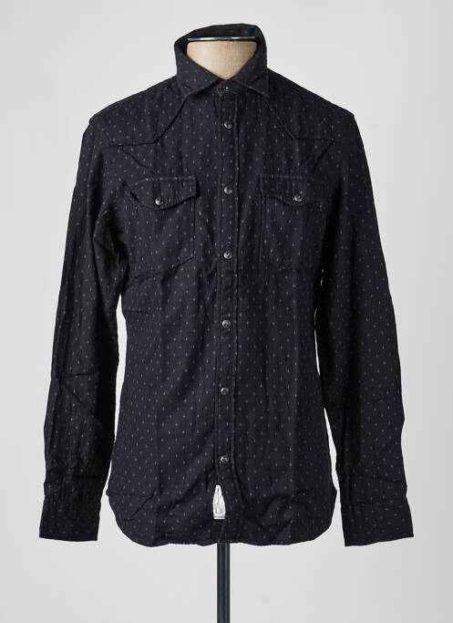 Cămașă cu mâneci lungi buzunare la piept negru JACK & JONES homme