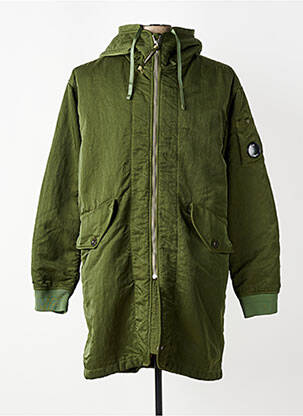 Parka mâneci lungi cu glugă verde C.P. COMPANY bărbat