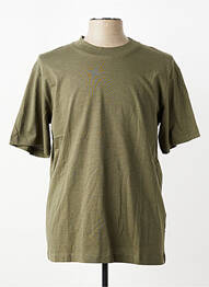 Tricou croială cambrată mâneci scurte verde SELECTED bărbat
