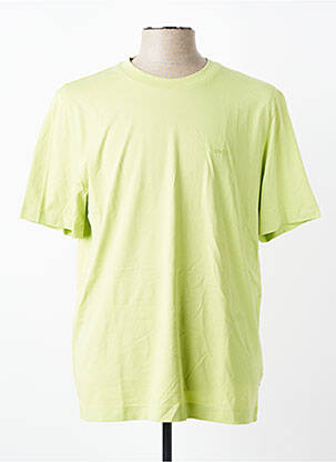 Tricou croială dreaptă mâneci scurte verde HUGO BOSS homme