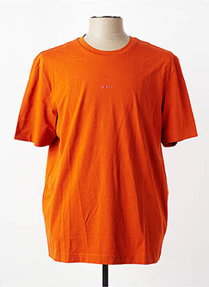 Tricou croială cambrată mâneci scurte portocaliu HUGO BOSS homme