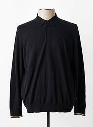 Polo mâneci lungi mâneci lungi negru HUGO BOSS bărbat