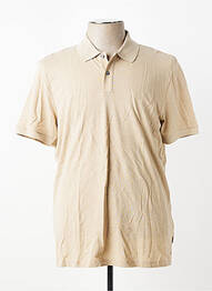 Polo croială cambrată mâneci scurte bej HUGO BOSS homme