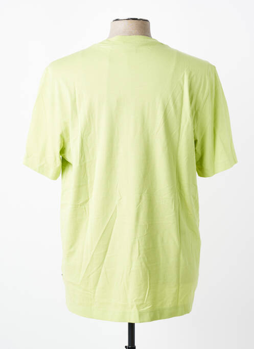 Tricou croială dreaptă mâneci scurte verde HUGO BOSS homme