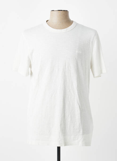 Tricou croială cambrată mâneci scurte alb HUGO BOSS homme