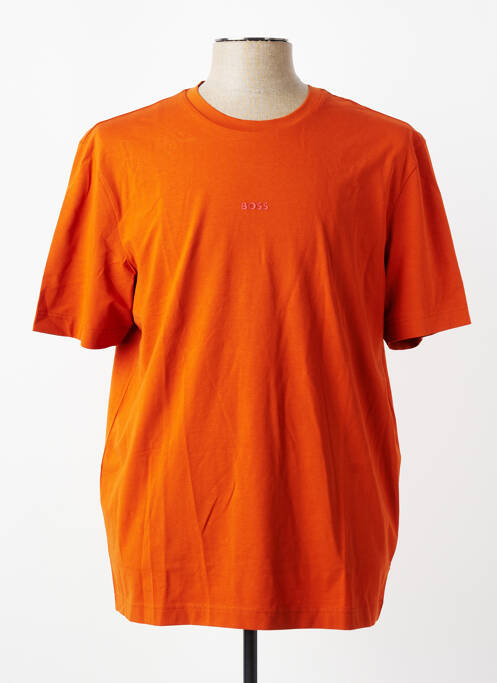 Tricou croială cambrată mâneci scurte portocaliu HUGO BOSS homme