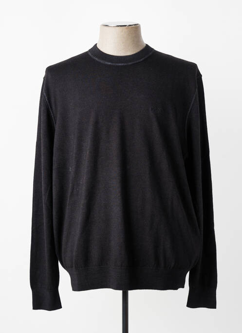 Pulover guler rotund mâneci lungi negru HUGO BOSS homme