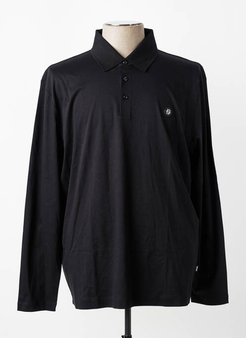 Polo mâneci lungi mâneci lungi negru HUGO BOSS homme