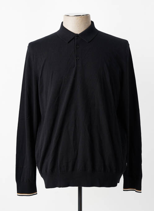 Polo mâneci lungi mâneci lungi negru HUGO BOSS homme