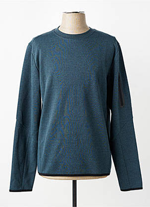 Pulover guler rotund mâneci lungi albastru JACK & JONES bărbat