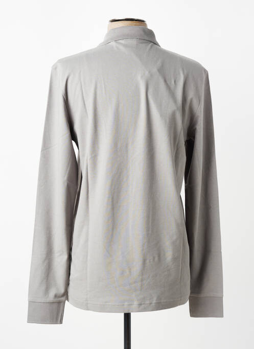 Polo mâneci lungi mâneci lungi gri HUGO BOSS homme