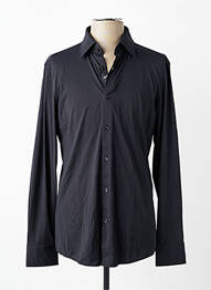 Cămașă cu mâneci lungi croială cambrată negru HUGO BOSS homme