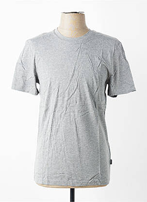 Tricou țesătură melanj mâneci scurte gri HUGO BOSS bărbat