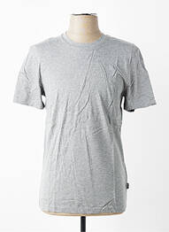 Tricou croială cambrată mâneci scurte gri HUGO BOSS bărbat