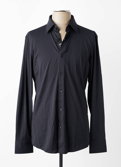 Cămașă cu mâneci lungi croială cambrată negru HUGO BOSS homme
