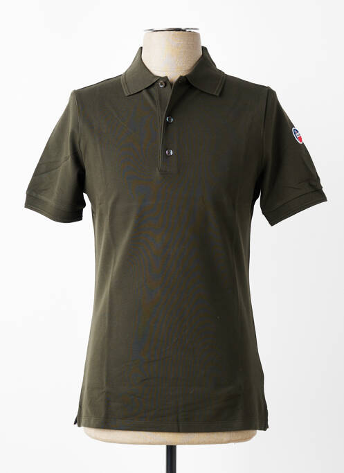 Polo elasticitate mâneci scurte verde FUSALP homme