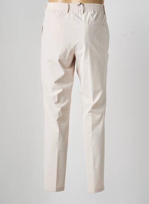 Pantalon slim închidere cu fermoar sub clapetă cu cârlig mărime normală bej HUGO BOSS homme