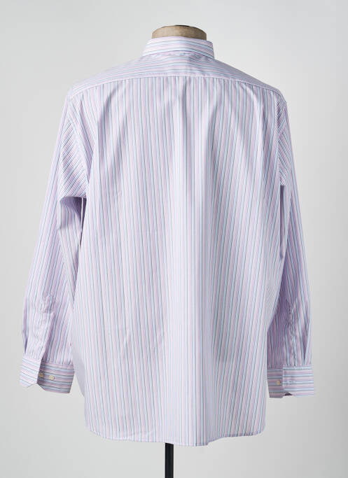 Cămașă cu mâneci lungi imprimeu dungi violet LUI homme