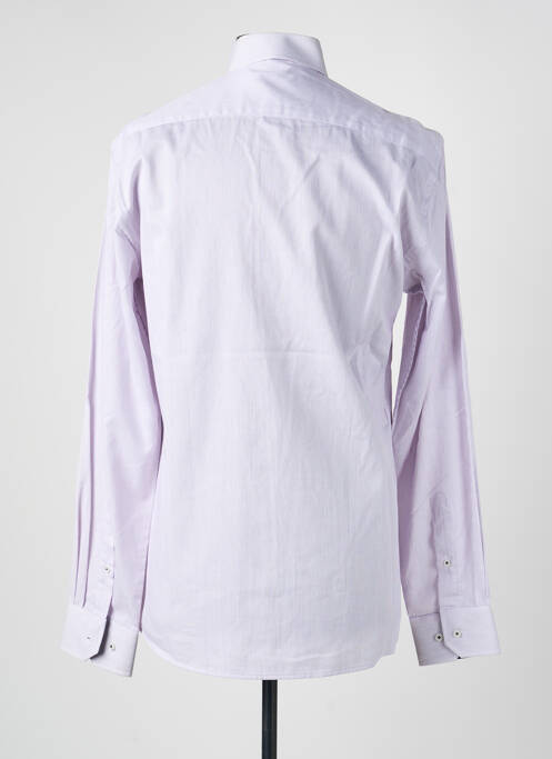 Cămașă cu mâneci lungi imprimeu dungi violet CHATEL homme