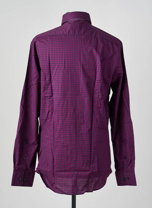 Cămașă cu mâneci lungi imprimeu carouri violet SEIDENSTICKER homme