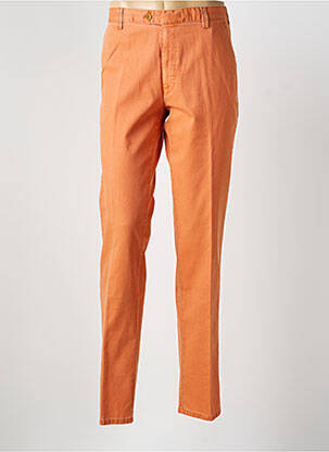 Pantalon chino buzunare portocalie MEYER bărbat