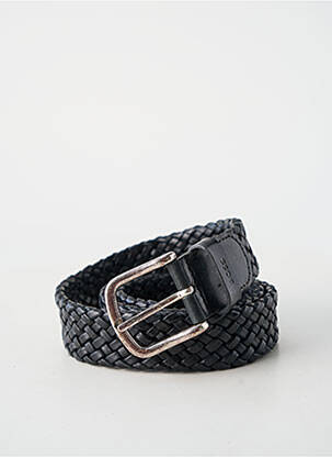 Curea efect material satinat negru HUGO BOSS bărbat