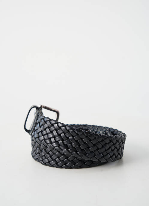 Curea efect material satinat negru HUGO BOSS homme