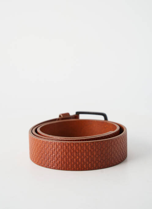 Curea efect material satinat maro HUGO BOSS homme