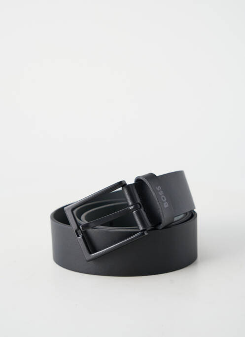 Curea efect material satinat negru HUGO BOSS homme