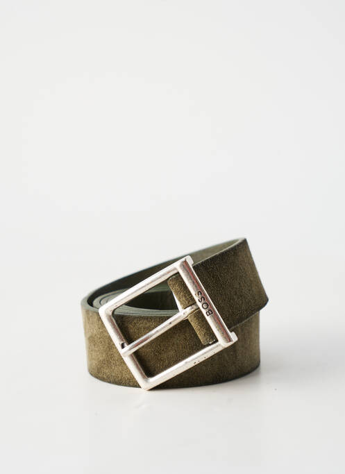 Curea cusături întărite verde HUGO BOSS homme