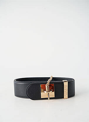 Curea efect material satinat negru ESSENTIEL ANTWERP femeie