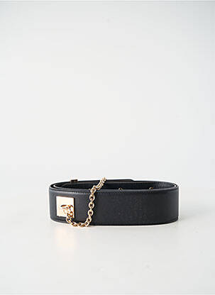 Curea efect material satinat negru ESSENTIEL ANTWERP femeie