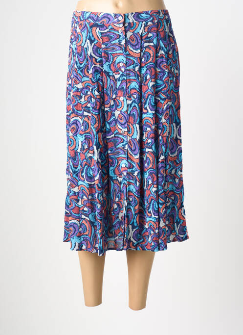 Fustă midi talie elastică violet RUE MAZARINE femme