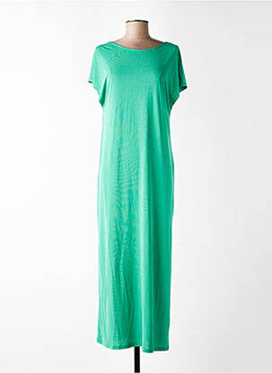 Rochie lungă mâneci scurte mâneci scurte verde GRACE & MILA femeie