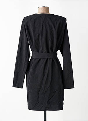 Rochie scurtă mâneci lungi mâneci lungi negru LAURE + MAX femeie