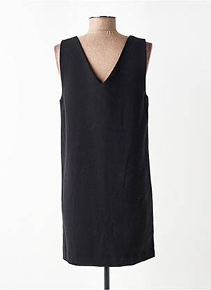 Rochie scurtă fără mâneci fără mâneci negru LAURE + MAX femeie