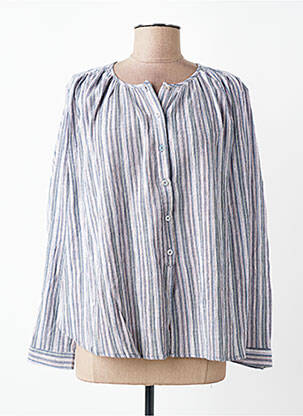 Cămașă țesătură crep mâneci lungi gri ORFEO femme