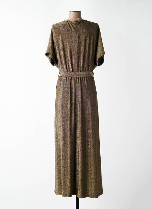 Rochie lungă mâneci scurte mâneci scurte auriu GRACE & MILA femme
